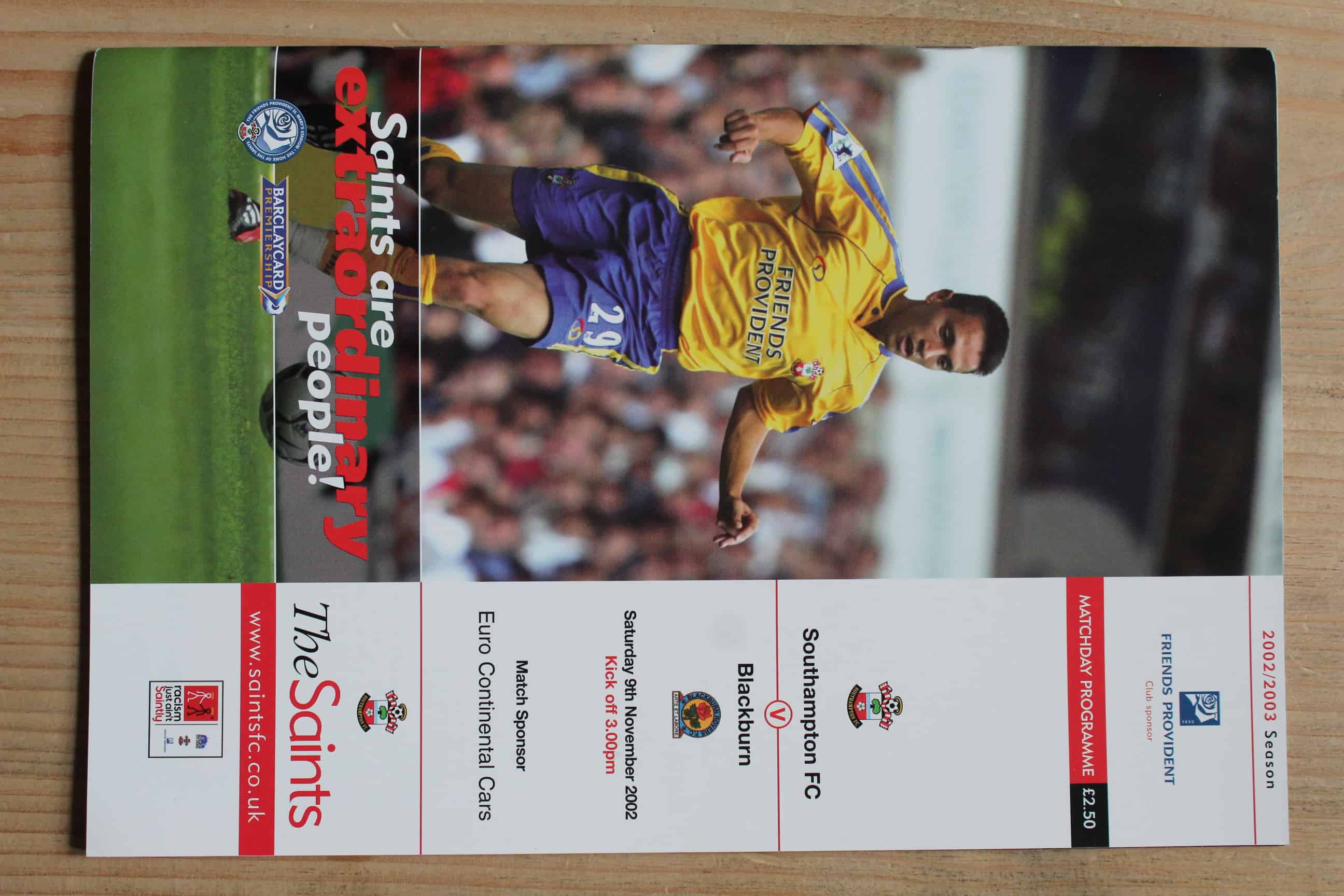 Southampton FC v Blackburn Rovers FC